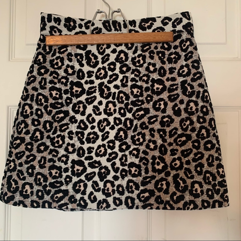 Top shop animal print skirt | size 4
